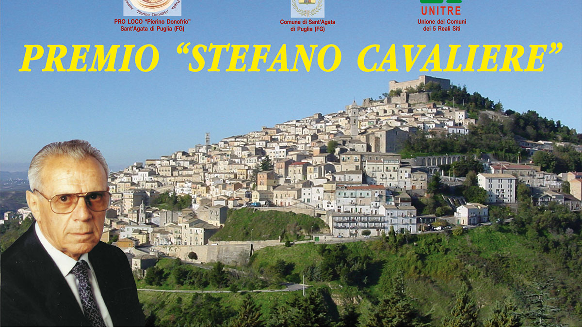 Grande attesa per il Premio Nazionale “Stefano Cavaliere” a Sant’Agata di Puglia Grande attesa per il Premio Nazionale “Stefano Cavaliere” a Sant’Agata di Puglia
