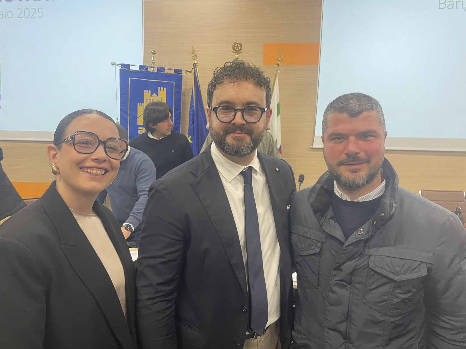 Foggia, Diego Di Leo e Laura Ianziti eletti nel nuovo coordinamento regionale di ANCI Giovani Puglia Foggia, Diego Di Leo e Laura Ianziti eletti nel nuovo coordinamento regionale di ANCI Giovani Puglia