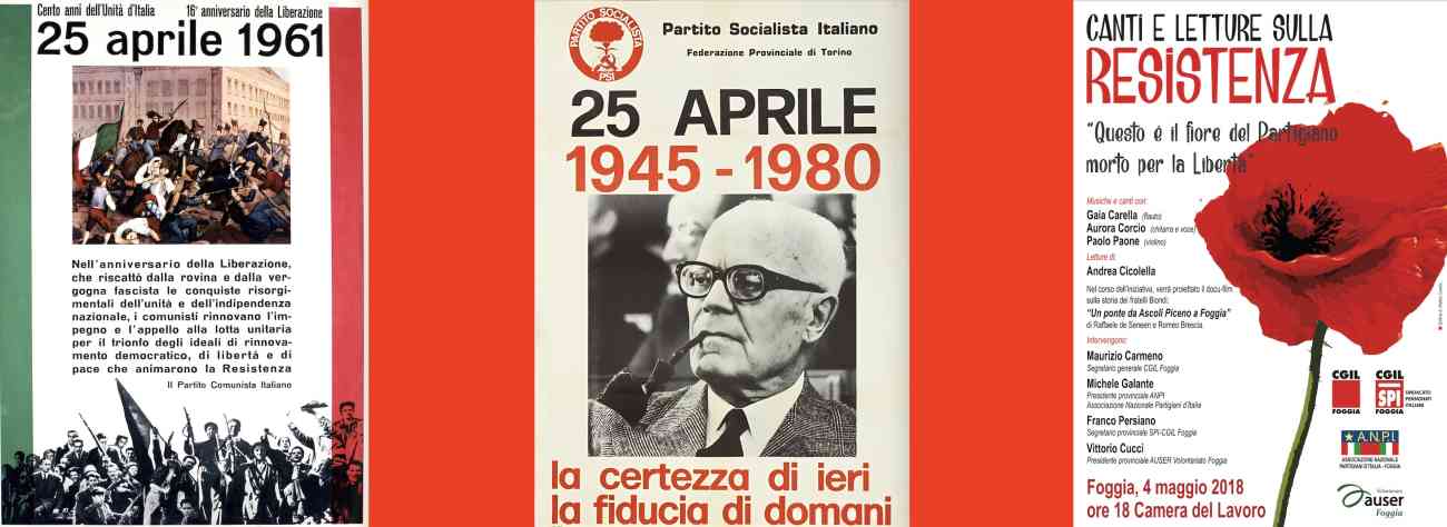 La Liberazione attraverso 80 anni di manifesti celebrativi: a Foggia la mostra di Anpi Capitanata La Liberazione attraverso 80 anni di manifesti celebrativi: a Foggia la mostra di Anpi Capitanata