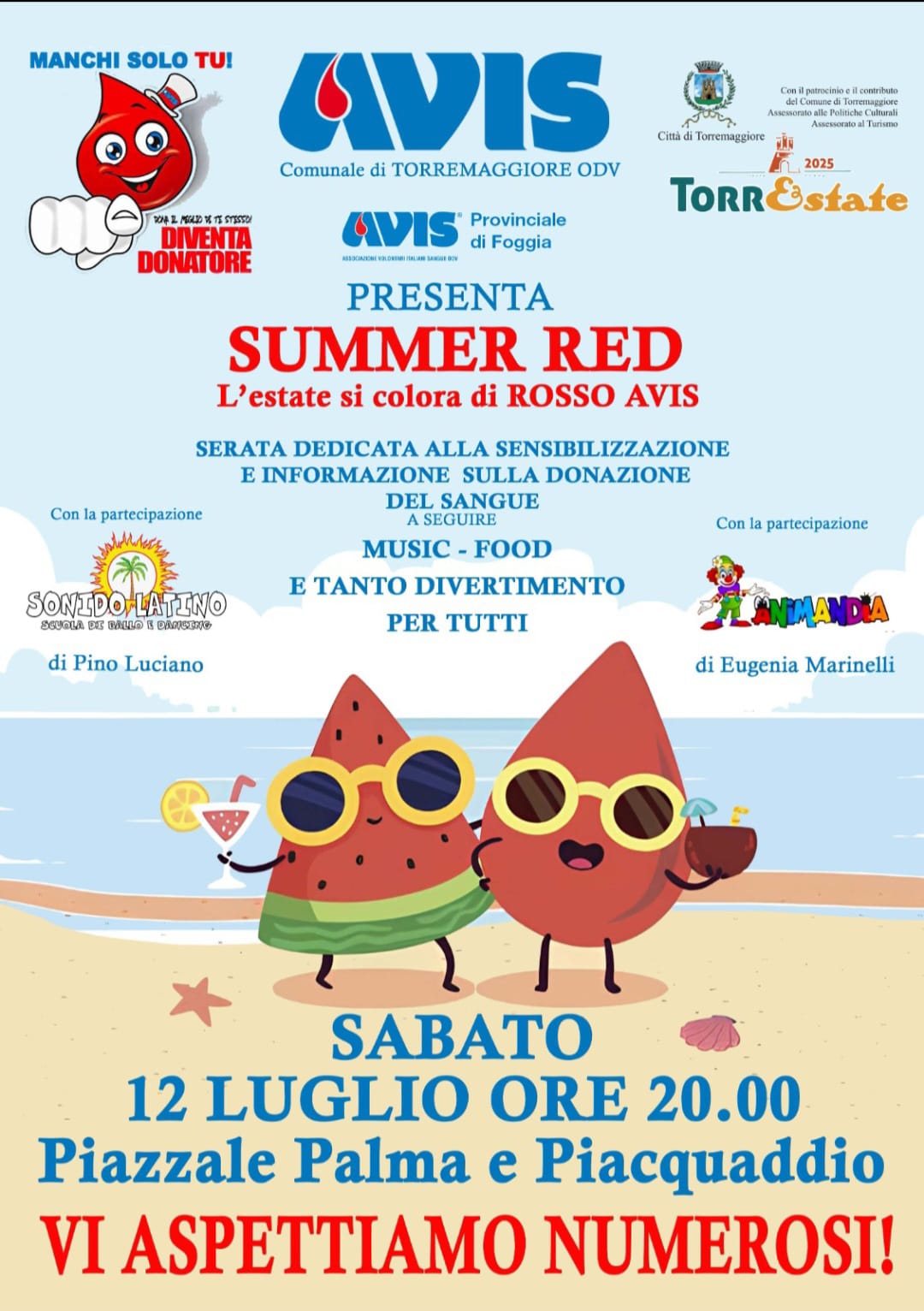 Donazioni di sangue, a Torremaggiore arriva Summer Red Donazioni di sangue, a Torremaggiore arriva Summer Red
