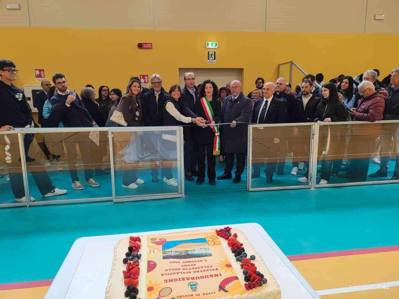 Bovino inaugura la nuova palestra scolastica Bovino inaugura la nuova palestra scolastica