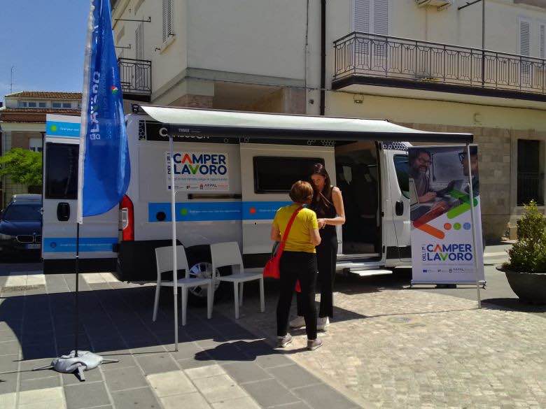 Il “Camper del Lavoro” fa tappa in Capitanata Il “Camper del Lavoro” fa tappa in Capitanata