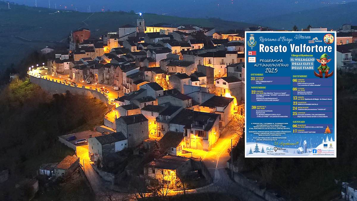 Roseto Valfortore, il borgo che diventa una fiaba: torna “Il Villaggio degli Elfi e delle Fiabe” Roseto Valfortore, il borgo che diventa una fiaba: torna “Il Villaggio degli Elfi e delle Fiabe”