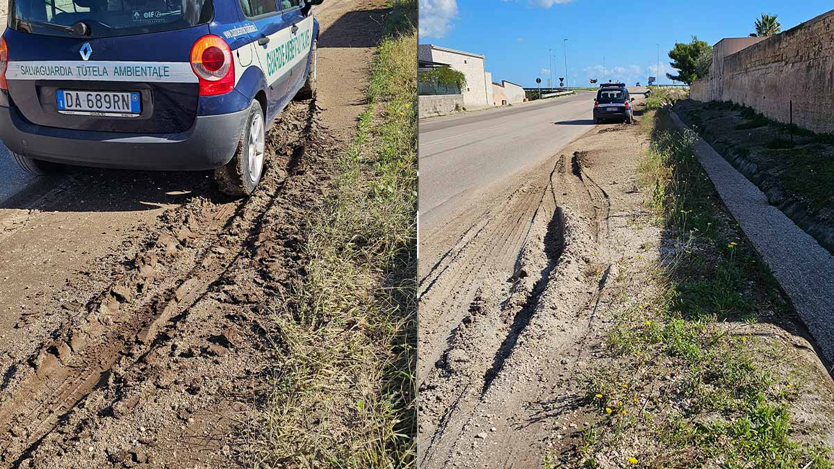 Manfredonia, fango e detriti sulla SP 58: la denuncia delle Guardie Ambientali Italiane Manfredonia, fango e detriti sulla SP 58: la denuncia delle Guardie Ambientali Italiane