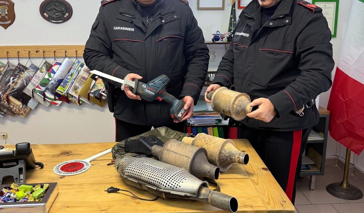 Catalizzatori nel mirino: a Ischitella boom di colpi per i metalli preziosi Catalizzatori nel mirino: a Ischitella boom di colpi per i metalli preziosi