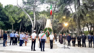 Inaugurazione monumento caduti Vico del Gargano