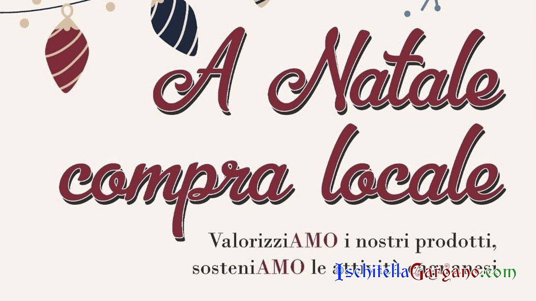 Cagnano, “A Natale compra locale”: l’iniziativa per sostenere le attività del paese A Natale compra locale