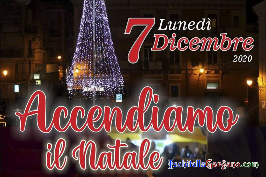 Sarà magico: a Carpino l’accensione dell’albero è social Natale Albero Carpino