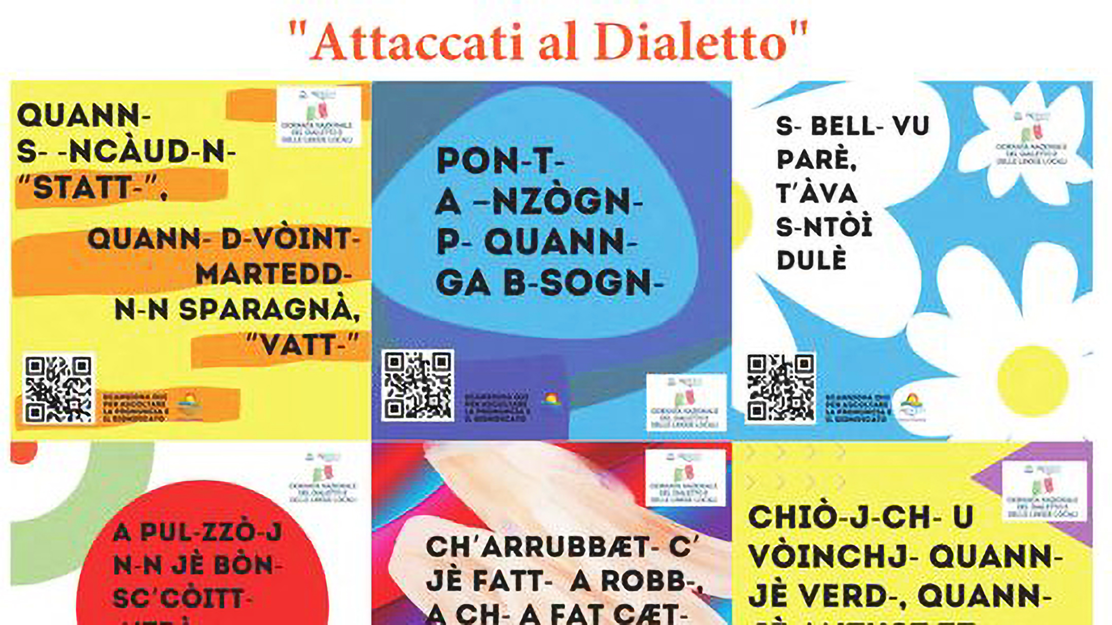 “Attaccati al Dialetto” l’iniziativa della Pro Loco di Vico del Gargano “Attaccati al Dialetto” l’iniziativa della Pro Loco di Vico del Gargano