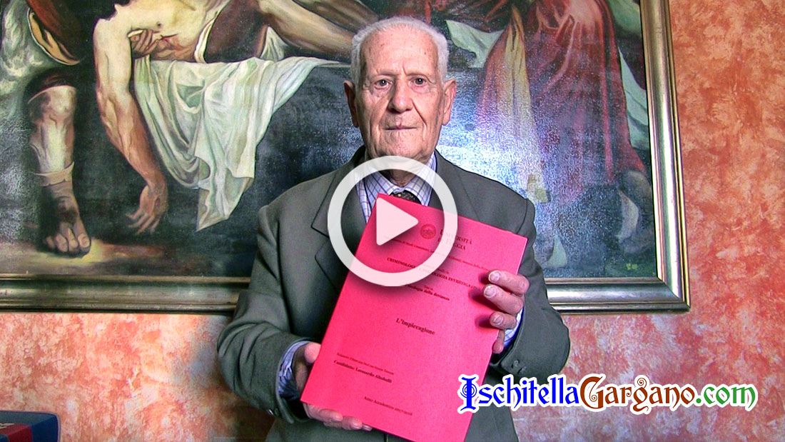 Troia, a 88 anni ottiene la 14esima laurea: un record secondo al mondo Il dottor Leonardo Altobelli
