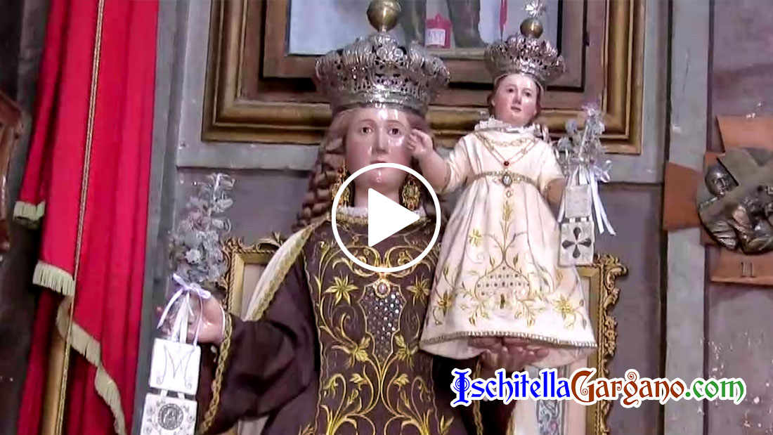 Ischitella, restaurata ed esposta la statua della Madonna del Carmine Madonna del Carmine Ischitella