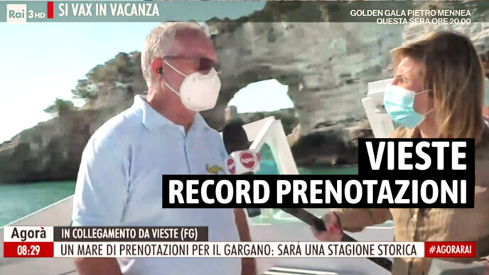 Vieste record prenotazioni