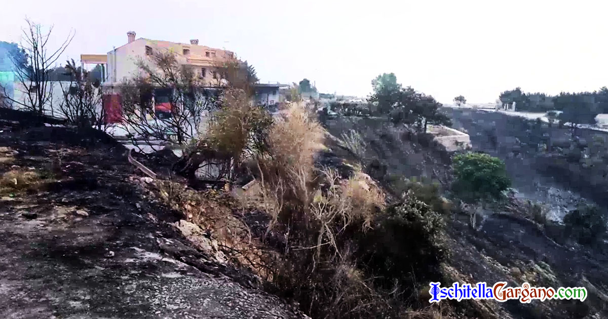 Spento incendio Vico del Gargano
