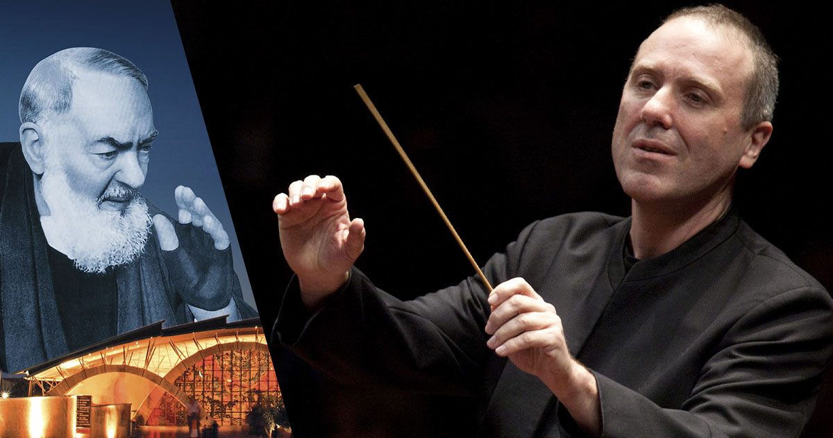 Un Concerto per San Pio diretto da Alexander Lonquich e l’Europe Philharmonic Orchestra Un Concerto per San Pio diretto da Alexander Lonquich e l’Europe Philharmonic Orchestra