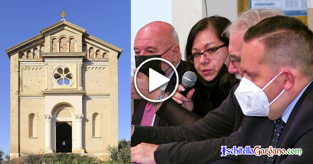 Cagnano Varano, buoni propositi per la Chiesa di Santa Barbara dopo il convegno Cagnano Varano, buoni propositi per la Chiesa di Santa Barbara dopo il convegno
