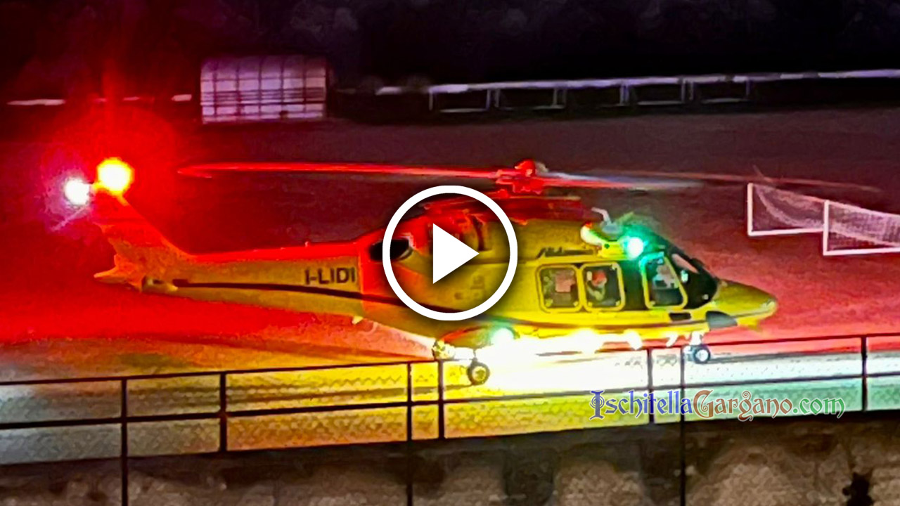 Elisoccorso atterra a Carpino: bambina in codice rosso trasportata in ospedale (VIDEO) Elisoccorso atterra a Carpino: bambina in codice rosso trasportata in ospedale (VIDEO)