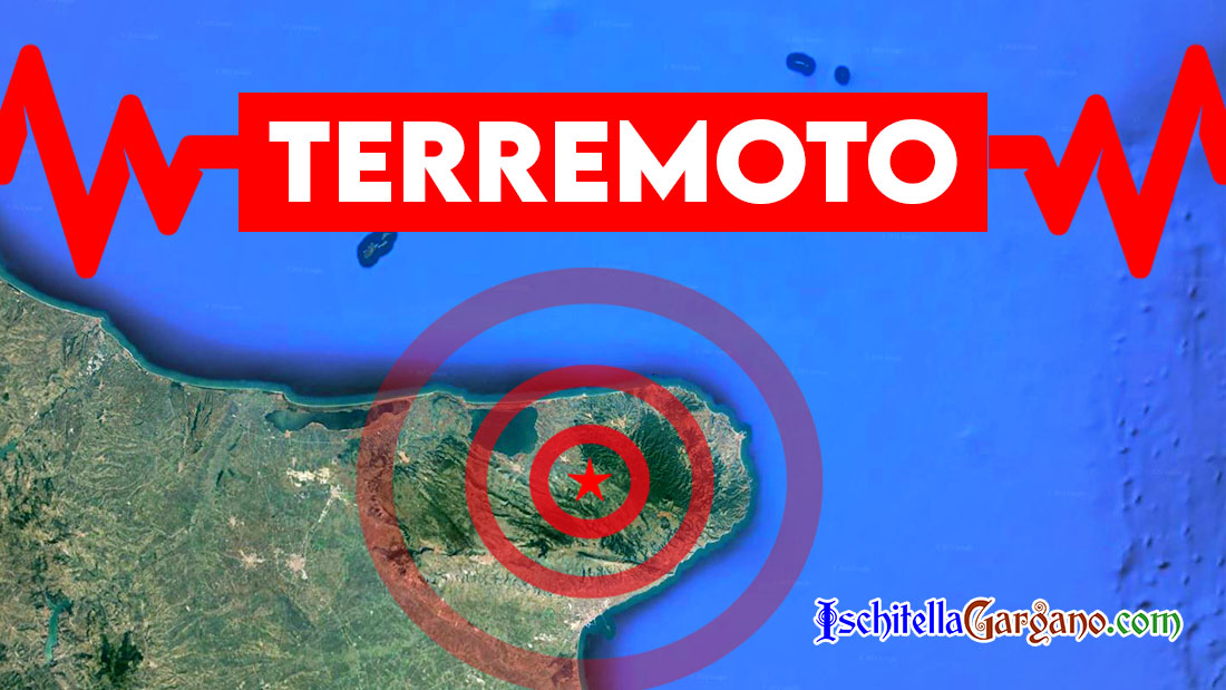 Trema la terra nel Gargano, epicentro a Carpino Trema la terra nel Gargano, epicentro a Carpino