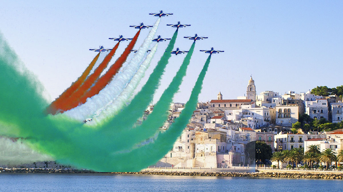 Il cielo di Vieste sarà “tricolore”: air show delle Frecce il 26 giugno Il cielo di Vieste sarà “tricolore”: air show delle Frecce il 26 giugno