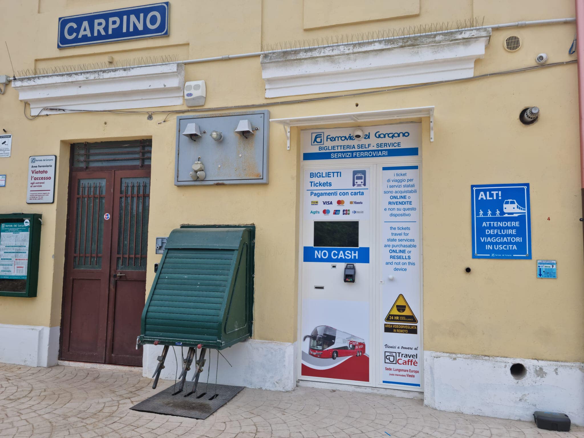 Biglietti ferroviari, da oggi l’acquisto self-service nelle stazioni di Ischitella, Carpino e Cagnano Varano Biglietti ferroviari, da oggi l’acquisto self-service nelle stazioni di Ischitella, Carpino e Cagnano Varano