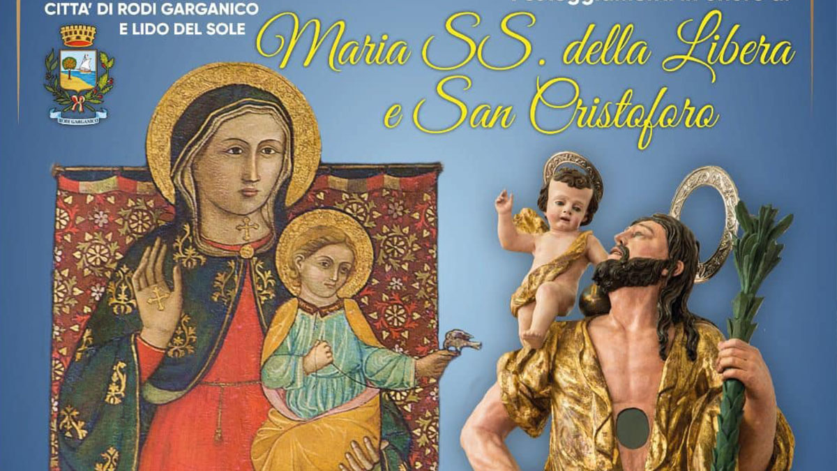 Festa della Madonna della Libera a Rodi Garganico, ecco il programma Festa della Madonna della Libera a Rodi Garganico, ecco il programma