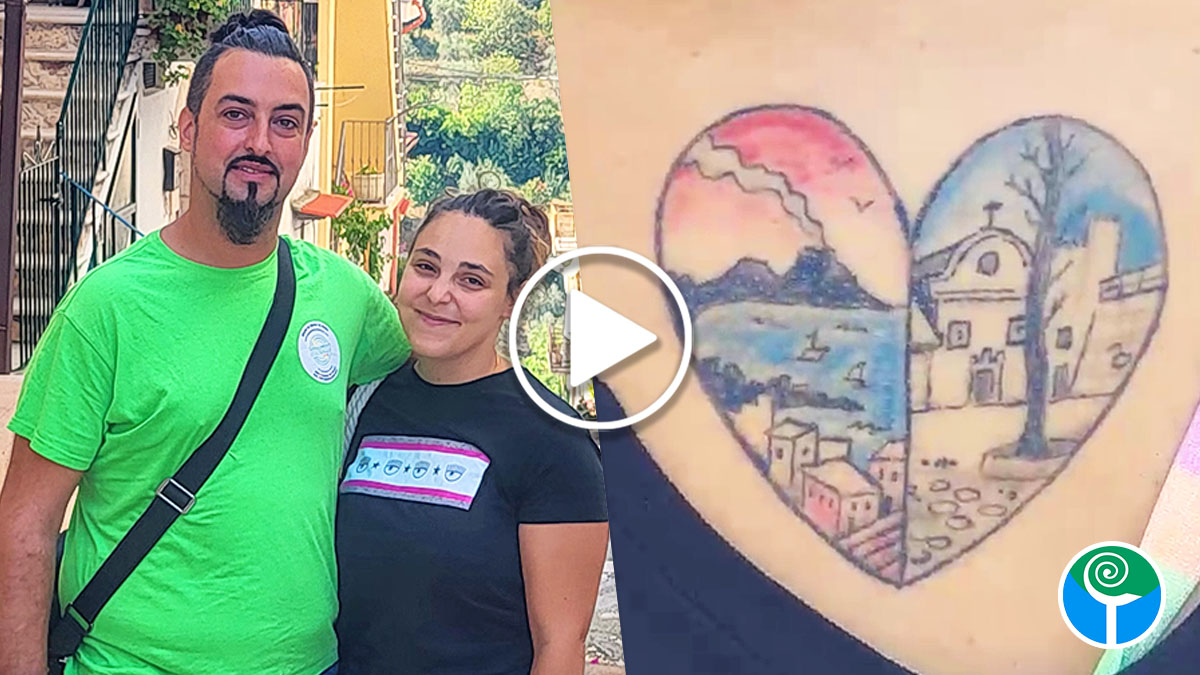 Turista innamorata di Ischitella: si tatua l’immagine della cittadina Turista innamorata di Ischitella: si tatua l’immagine della cittadina