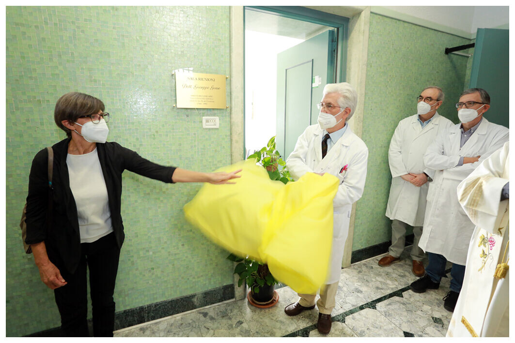 Casa Sollievo, intitolata al dottor Giuseppe Gusso la sala riunioni della direzione sanitaria Casa Sollievo, intitolata al dottor Giuseppe Gusso la sala riunioni della direzione sanitaria