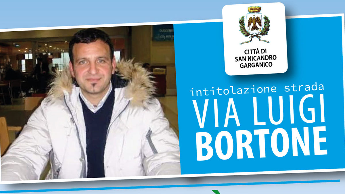 A San Nicandro Garganico verrà intitolata una strada a Luigi Bortone A San Nicandro Garganico verrà intitolata una strada a Luigi Bortone