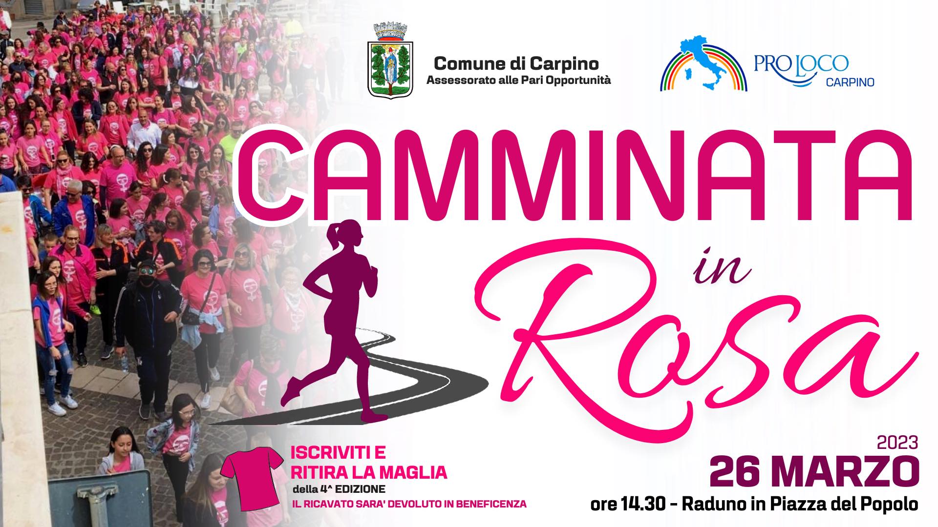 Carpino. Camminata in Rosa: Un’esperienza di libertà per le donne, contro la violenza di genere Carpino. Camminata in Rosa: Un’esperienza di libertà per le donne, contro la violenza di genere