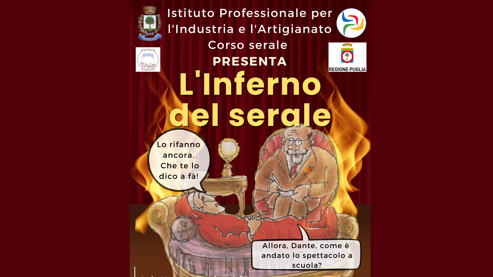 “L’Inferno del Serale”: un viaggio comico nel mondo di Dante “L’Inferno del Serale”: un viaggio comico nel mondo di Dante