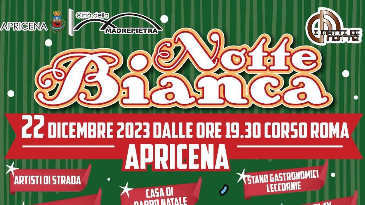 notte bianca apricena winter