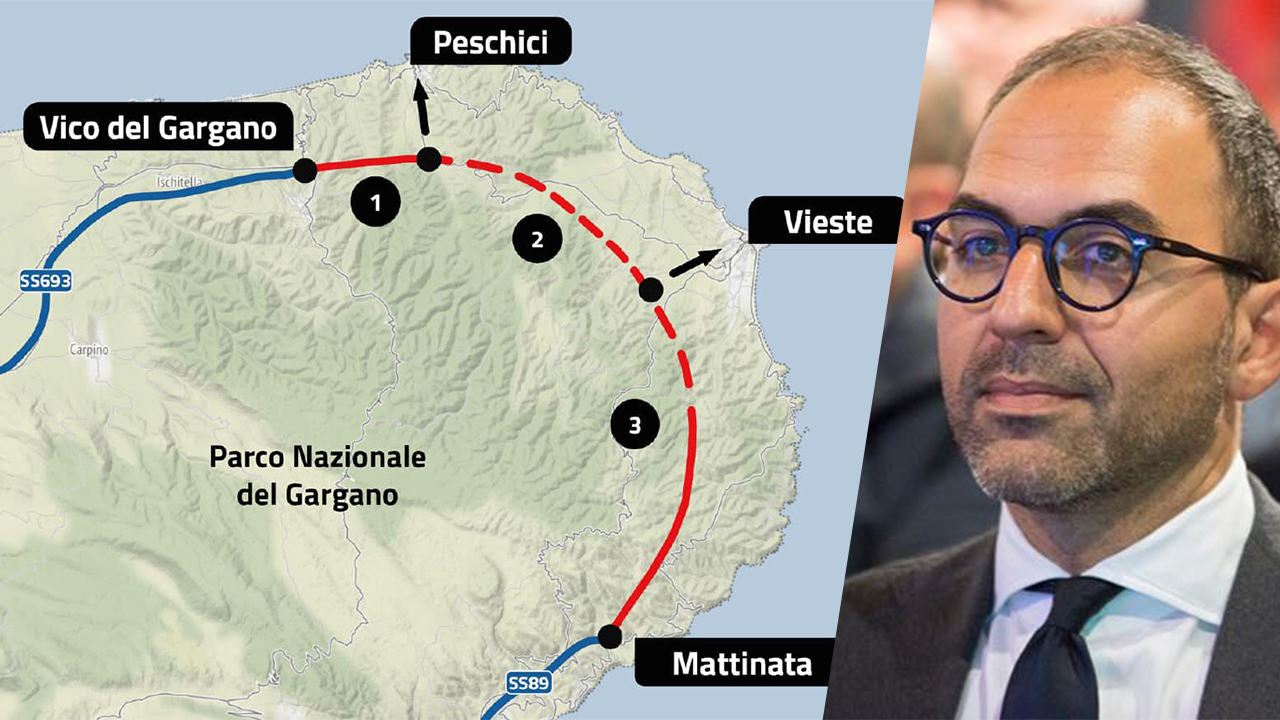 La nuova “Garganica” è realtà: ANAS aggiudica l’appalto da 246 milioni di euro La nuova “Garganica” è realtà: ANAS aggiudica l’appalto da 246 milioni di euro
