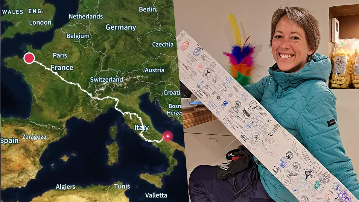 Percorre 3300 km a piedi per raggiungere il Santuario di San Michele Arcangelo Percorre 3300 km a piedi per raggiungere il Santuario di San Michele Arcangelo