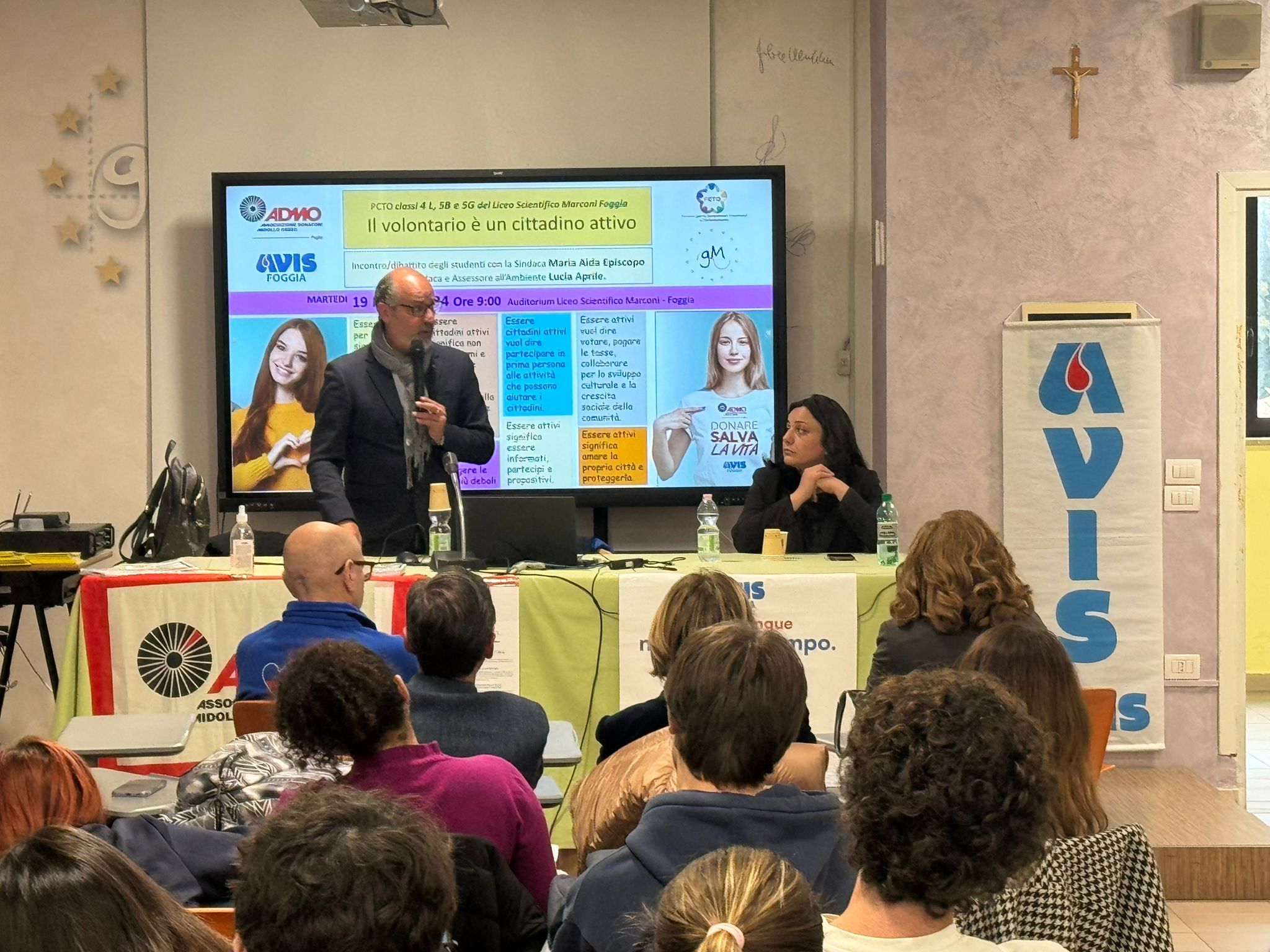 Cittadinanza attiva a Foggia, il Liceo Marconi incontra AVIS, ADMO e amministrazione comunale Cittadinanza attiva a Foggia, il Liceo Marconi incontra AVIS, ADMO e amministrazione comunale