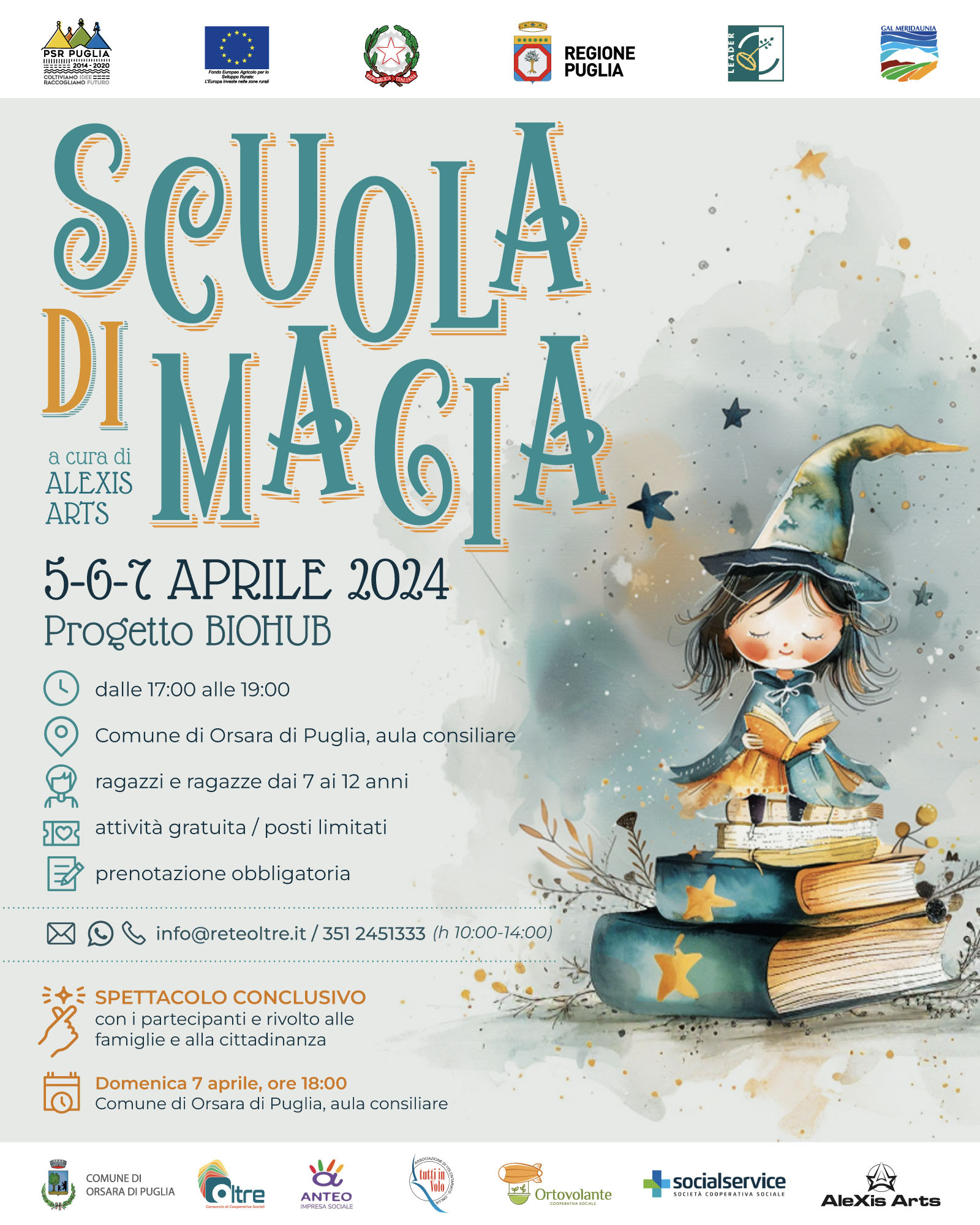 Ad Orsara di Puglia i ragazzi vanno a “Scuola di magia” Ad Orsara di Puglia i ragazzi vanno a “Scuola di magia”