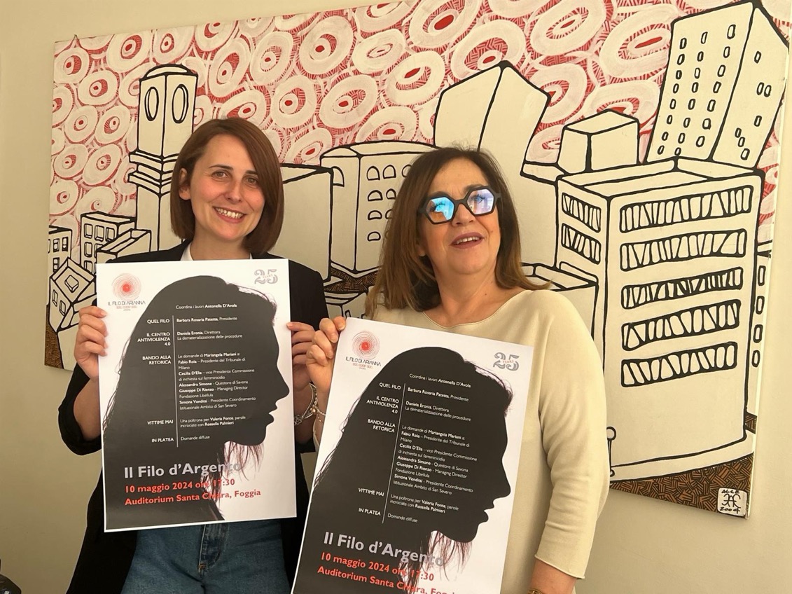 Il Filo di Arianna compie 25 anni: gli eventi a Foggia Il Filo di Arianna compie 25 anni: gli eventi a Foggia