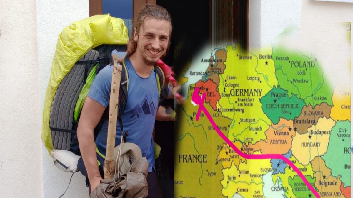 Dal nord della Francia a Monte Sant’Angelo: oltre un anno di viaggio a piedi per Alexandre Dal nord della Francia a Monte Sant’Angelo: oltre un anno di viaggio a piedi per Alexandre