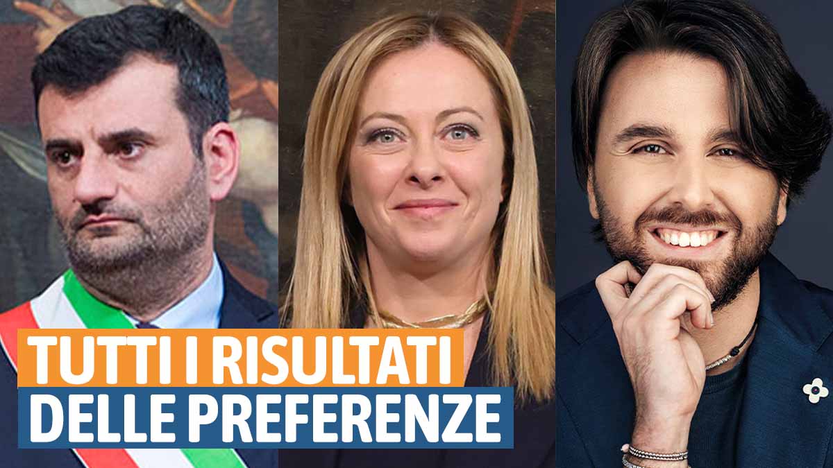 Candidati Elezioni Europee 2024: i più votati in provincia di Foggia Candidati Elezioni Europee 2024: i più votati in provincia di Foggia