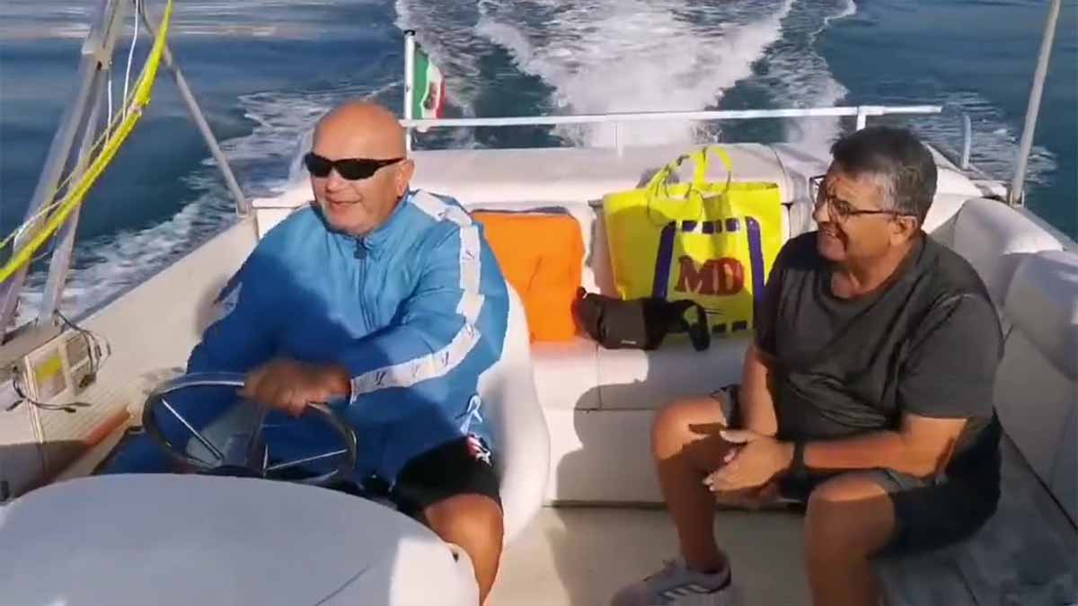 A pesca di seppie con Antonio Sireno ma arriva il polpo A pesca di seppie con Antonio Sireno ma arriva il polpo