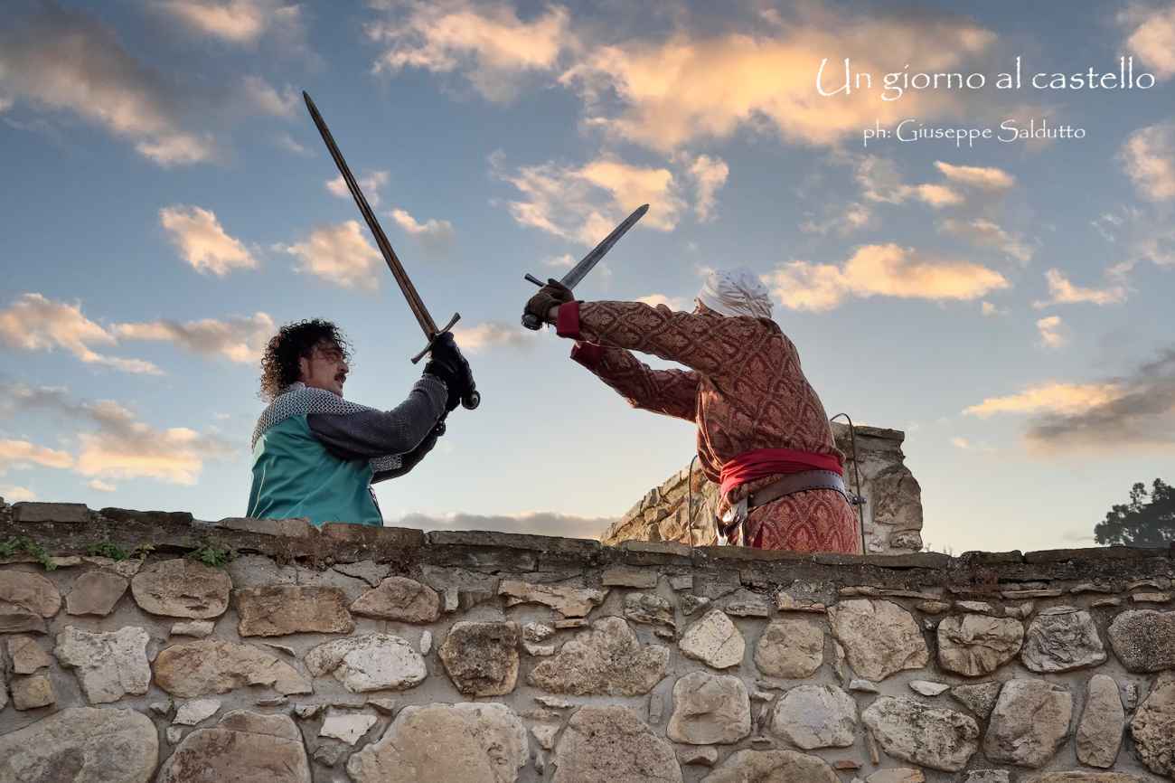 Deliceto i combattimenti sulle mura del Castello