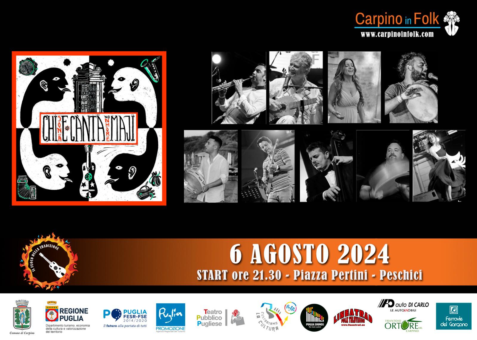 Peschici, anteprima Festival Carpino in Folk – Il fuoco della tradizione Peschici, anteprima Festival Carpino in Folk – Il fuoco della tradizione