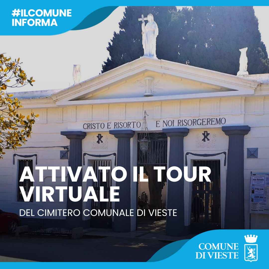 Vieste lancia il primo tour virtuale del cimitero comunale Vieste lancia il primo tour virtuale del cimitero comunale