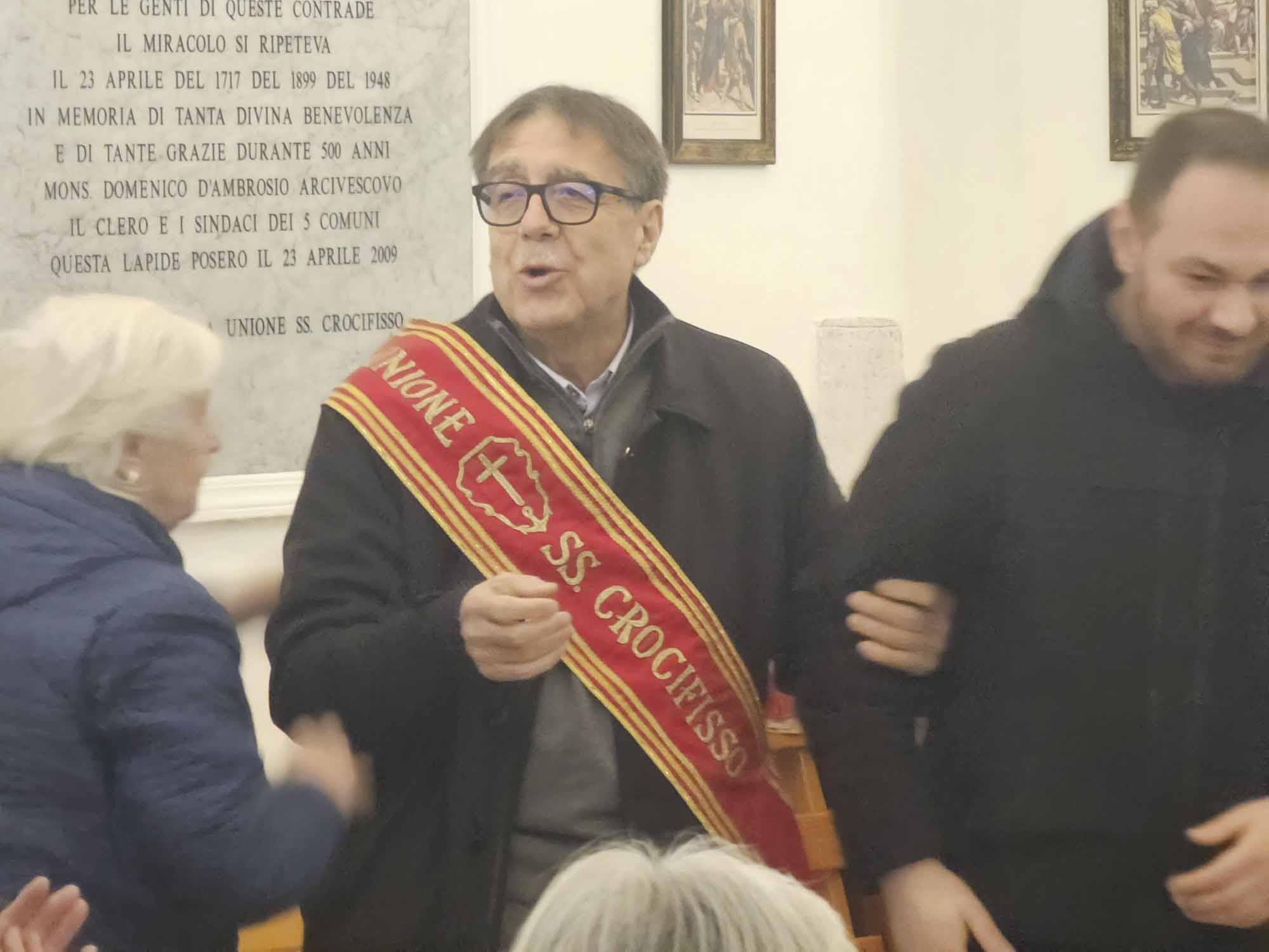 Pasquale Di Stolfo è il nuovo priore della Pia Unione SS. Crocifisso di Varano Pasquale Di Stolfo è il nuovo priore della Pia Unione SS. Crocifisso di Varano