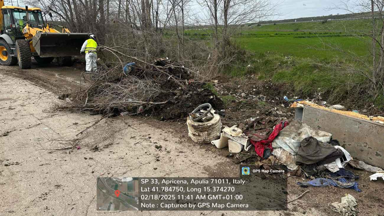 Provincia di Foggia, strade in sicurezza: partono i lavori di rimozione rifiuti e bonifica Provincia di Foggia, strade in sicurezza: partono i lavori di rimozione rifiuti e bonifica