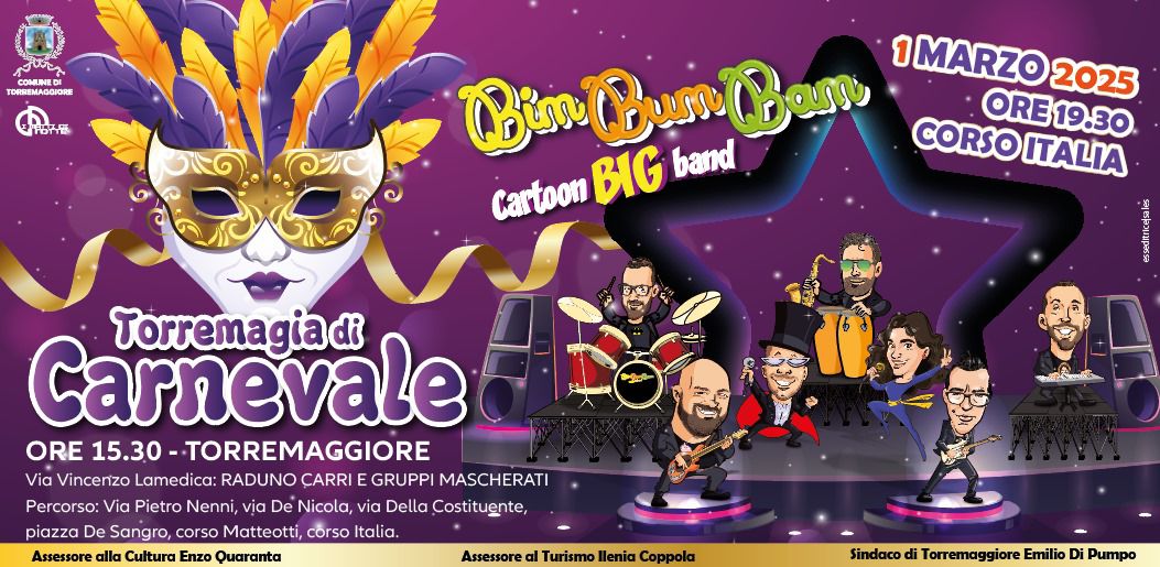 Carnevale a Torremaggiore, fervono i preparativi per “Torremagia di Carnevale 2025 Carnevale a Torremaggiore, fervono i preparativi per “Torremagia di Carnevale 2025