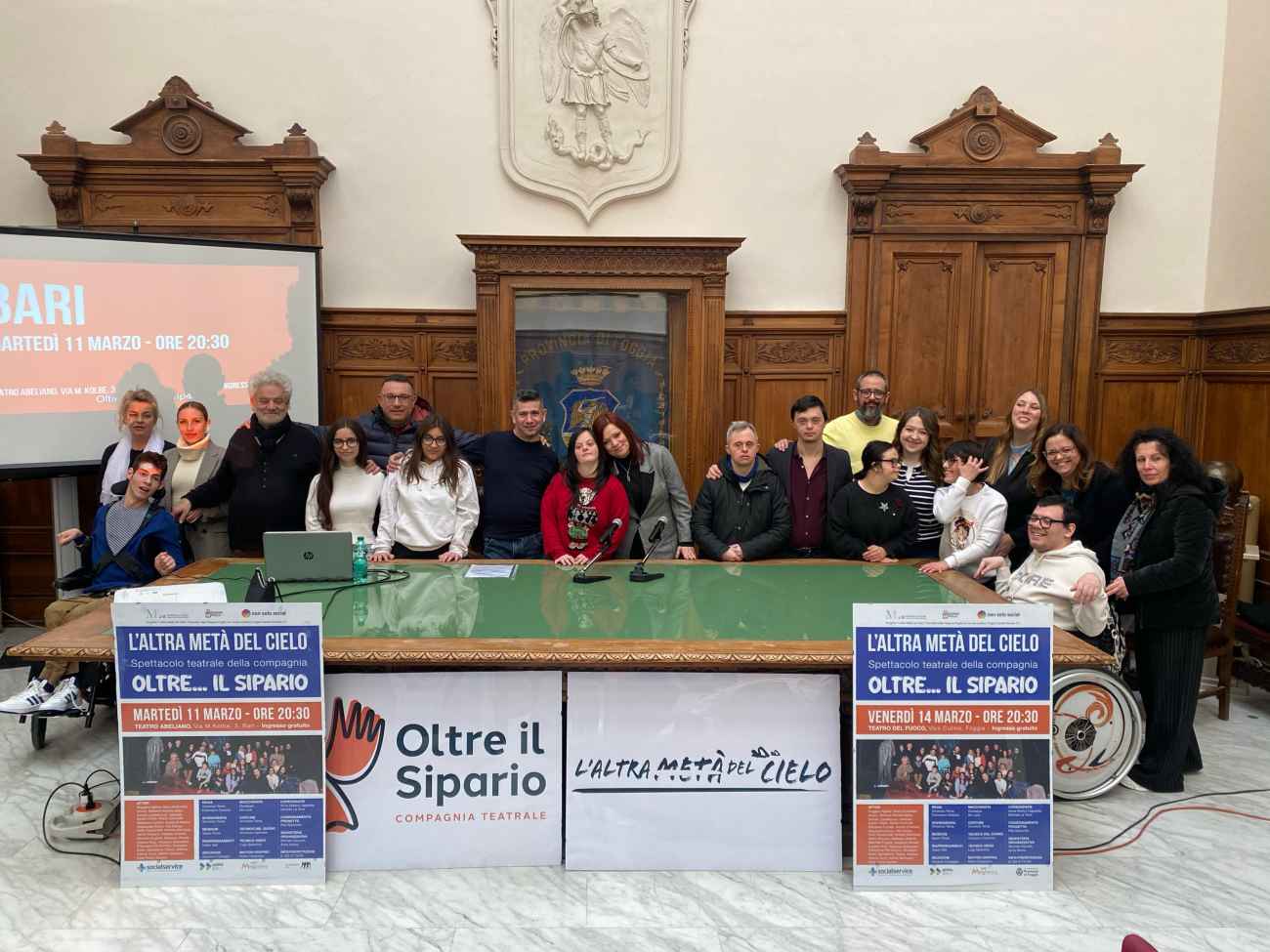 “Oltre… il Sipario”: il 7 marzo a Cerignola va in scena il primo spettacolo della compagnia teatrale composta da persone con disabilità “Oltre… il Sipario”: il 7 marzo a Cerignola va in scena il primo spettacolo della compagnia teatrale composta da persone con disabilità