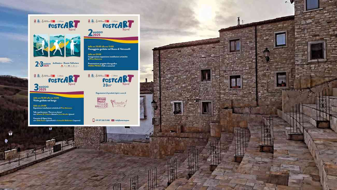 Roseto Valfortore inaugura Asteria Guest&Artist House con il PostcAR..T Festival Roseto Valfortore inaugura Asteria Guest&Artist House con il PostcAR..T Festival