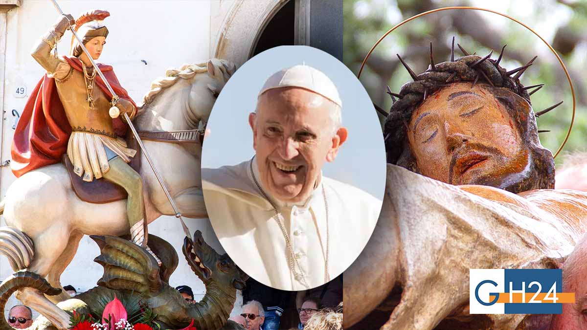 Morte Papa Francesco: festeggiamenti rinviati per San Giorgio e SS. Crocifisso di Varano Morte Papa Francesco: festeggiamenti rinviati per San Giorgio e SS. Crocifisso di Varano