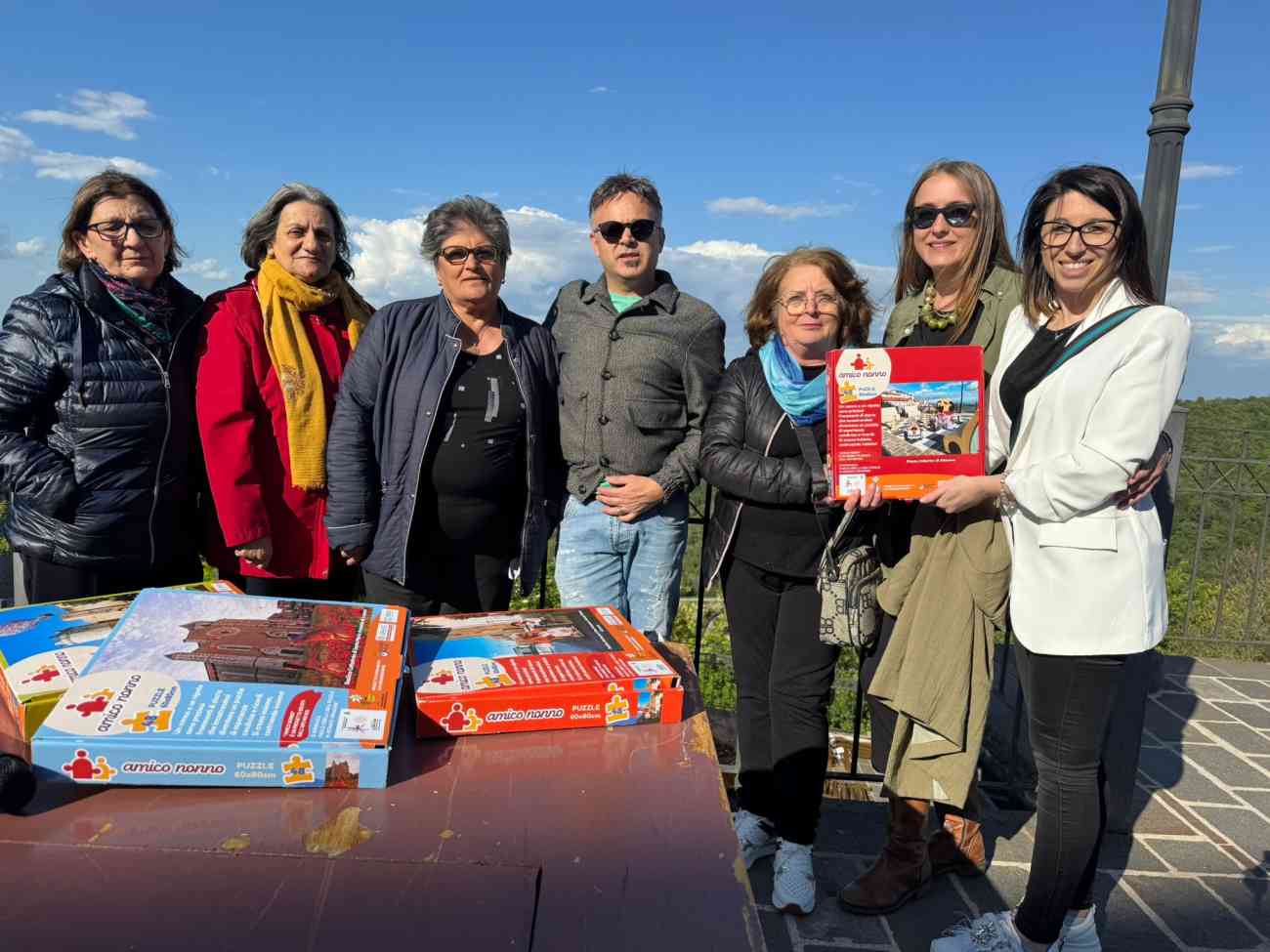 A Lucera venti delegazioni dai Monti Dauni per i puzzle di Amico Nonno A Lucera venti delegazioni dai Monti Dauni per i puzzle di Amico Nonno