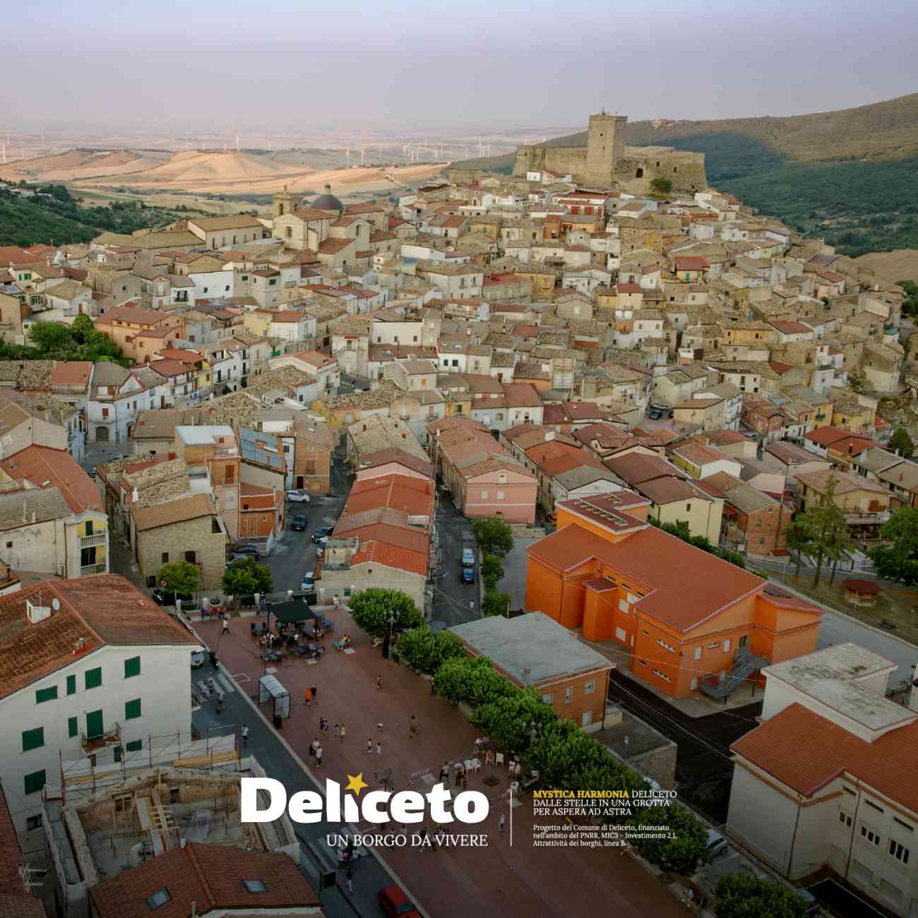 Deliceto (Fg) il borgo dall'alto