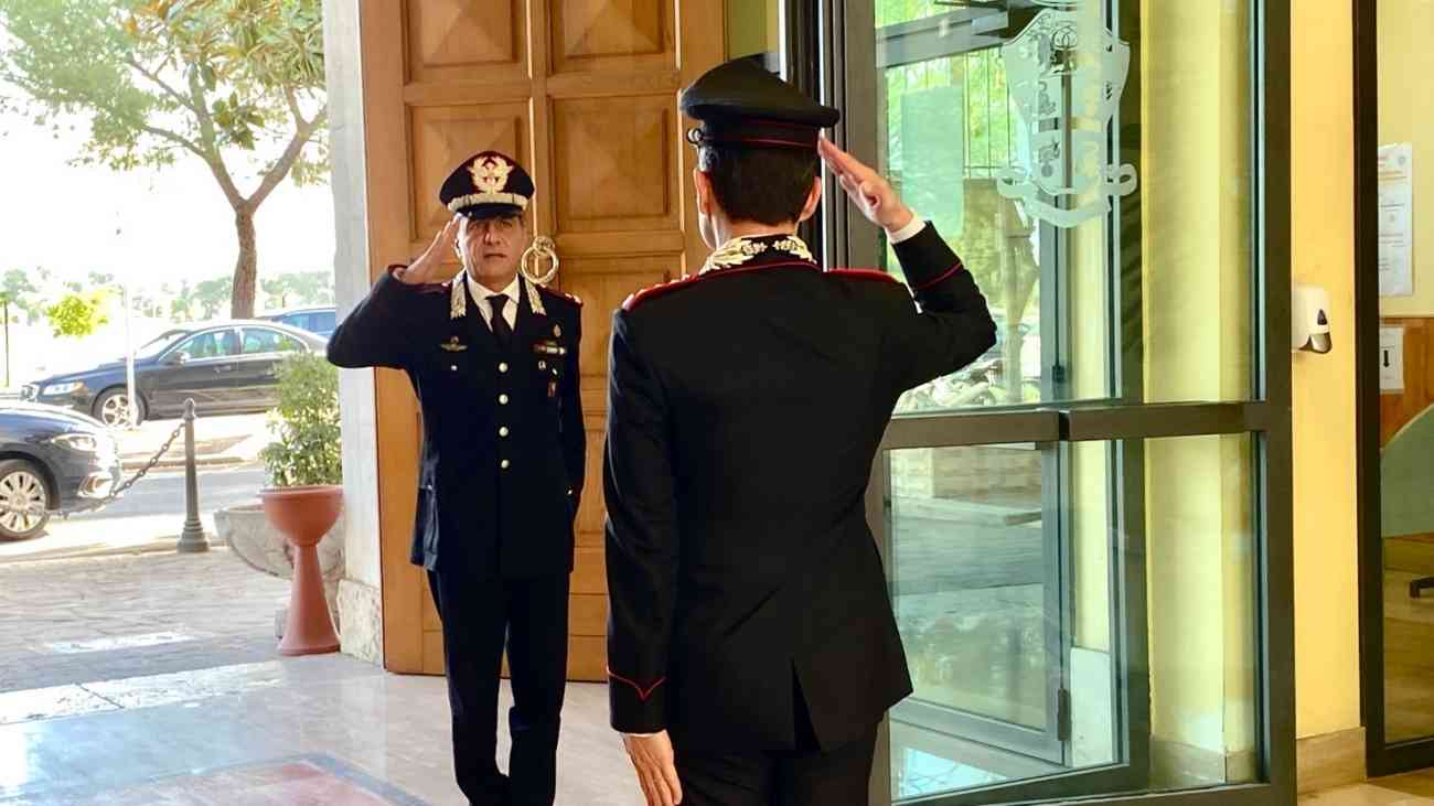 Il Comandante della Legione Carabinieri Puglia visita il Comando Provinciale di Foggia Il Comandante della Legione Carabinieri Puglia visita il Comando Provinciale di Foggia